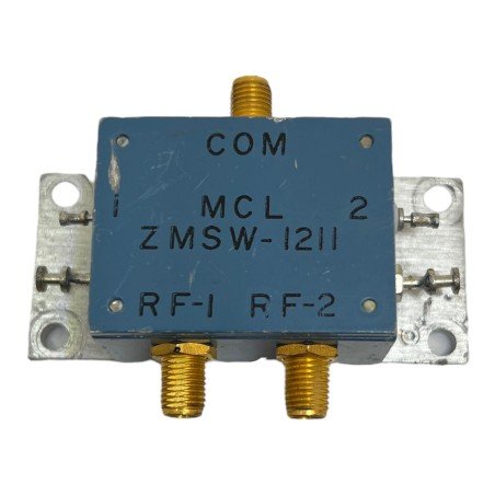 ZMSW-1211 MCL Mini Circuits Reflective SPDT Pin Diode Switch 10-2500Mhz 50Ohm SMA