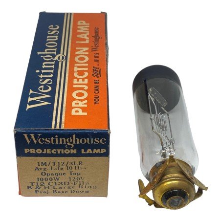 T12C13D Westinghouse Projection Lamp Bulb 120V/1000W/T12