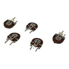470Kohm 470K Vertical Trimmer Potentiometer D:10mm Qty:5