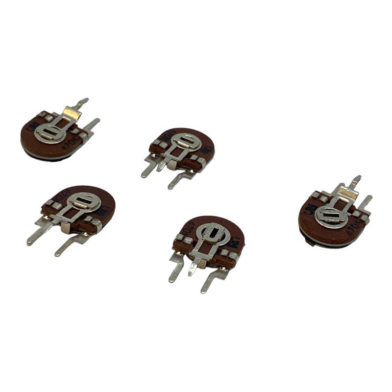 470Kohm 470K Vertical Trimmer Potentiometer D:10mm Qty:5