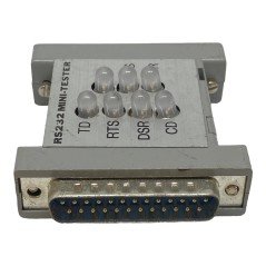 RS232 Mini Tester With Led Indicators Converter Adapter