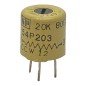 20Kohm 20K Circular Trimmer Potentiometer 54P203 Spectrol 9mm