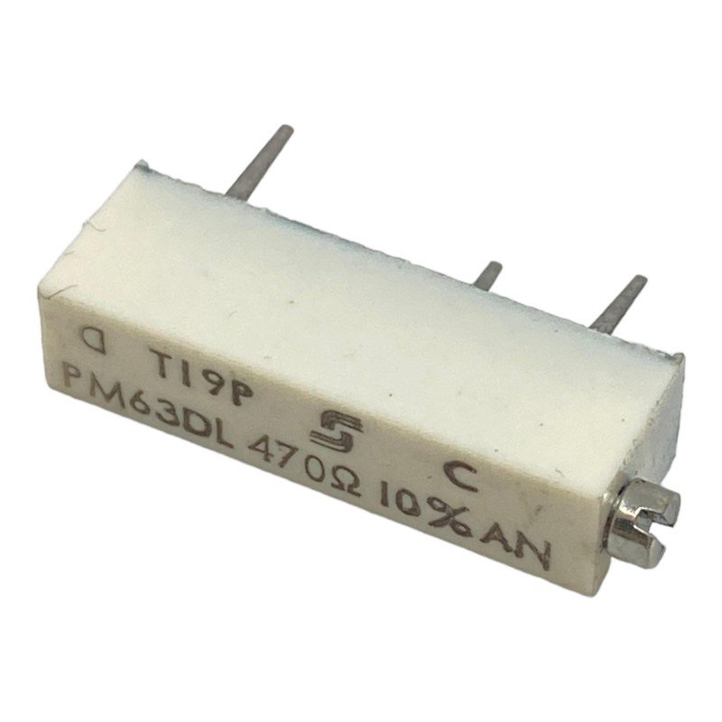 470Ohm 470R 10% Trimmer Potentiometer TI9P PM63DL Sfernice