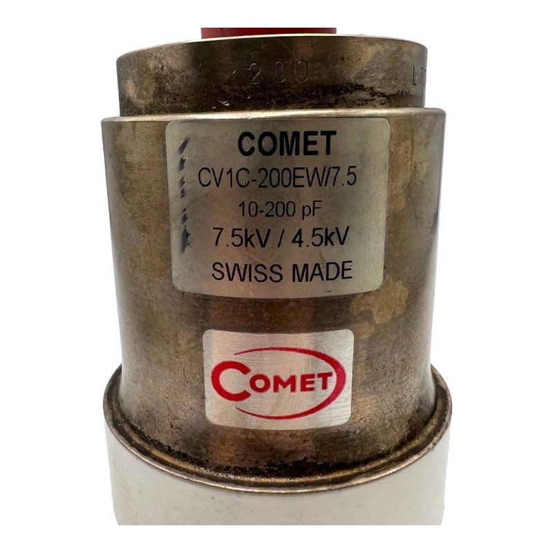 Comet Vacuum Variable Capacitor 10-200PF 4.5KV / 7.5KV CV1C-200EW/7.5