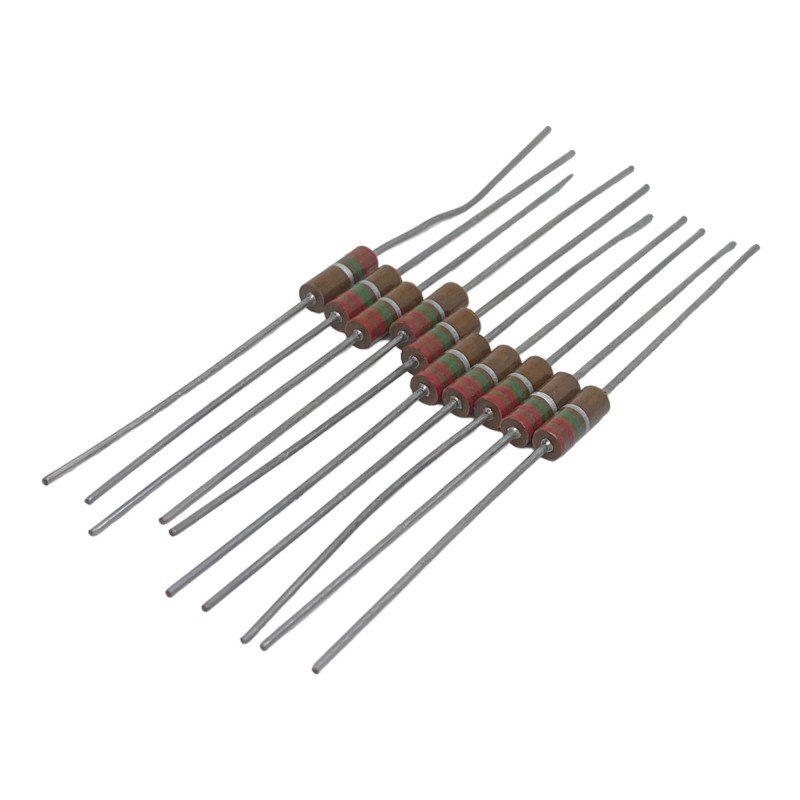 2.2Mohm 2M2 1/2W 0.5W 10% Axial Carbon Film Resistor Qty:10