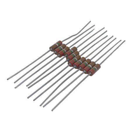 2.2Mohm 2M2 1/2W 0.5W 10% Axial Carbon Film Resistor Qty:10
