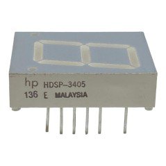 HDSP3405 HP 7 Segment Led Display Blue Color Common Cathode