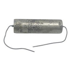 1uF 100VDC 10% Axial Capacitor CP04A1KB105K3 West Cap