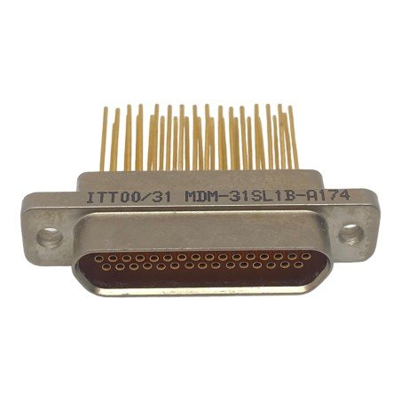 MDM-31SL1B-A174 ITT Micro D Sub Female Connector 31 Position 2 Row