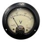 0-400V ANALOG PANEL METER WITH SHUNT VOLTMETER ALLOCCHIO BACCHINI