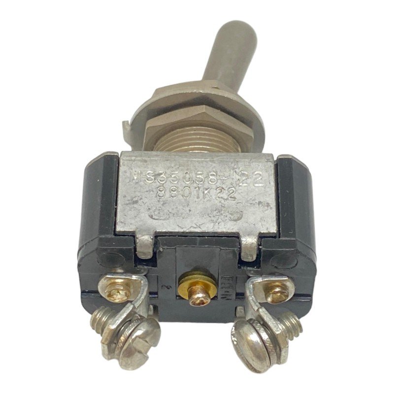 MS35058-22 SPST Toggle Switch ON-OFF 28V/25A