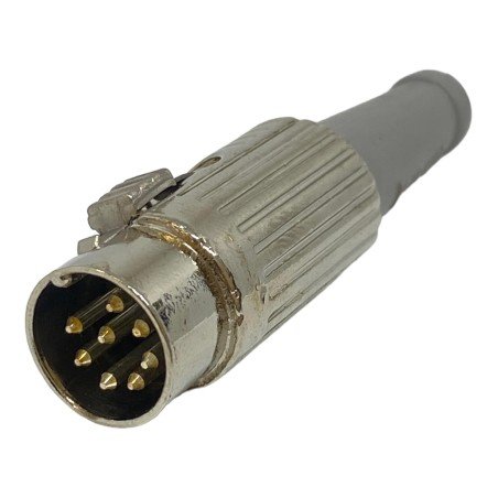 476-211 RS 8 Pin 8 Position Male DIN Plug Connector