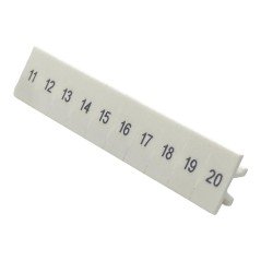 1050017:0011 Pheonix Contact Zack Marker Strip Numbers 11-20 For Terminal Block Width: 5.2mm