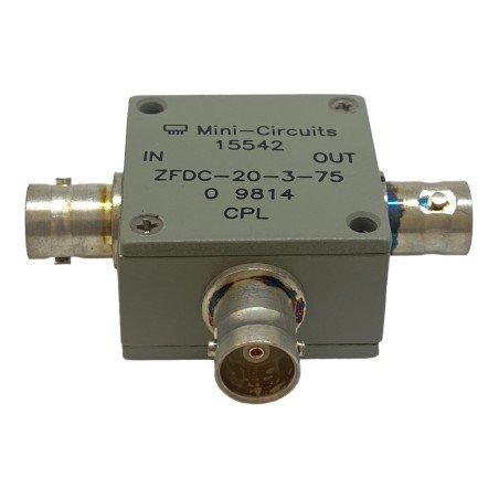 ZFDC-20-3-75 Mini Circuits Directional Coupler BNC(F) 10-250MHz