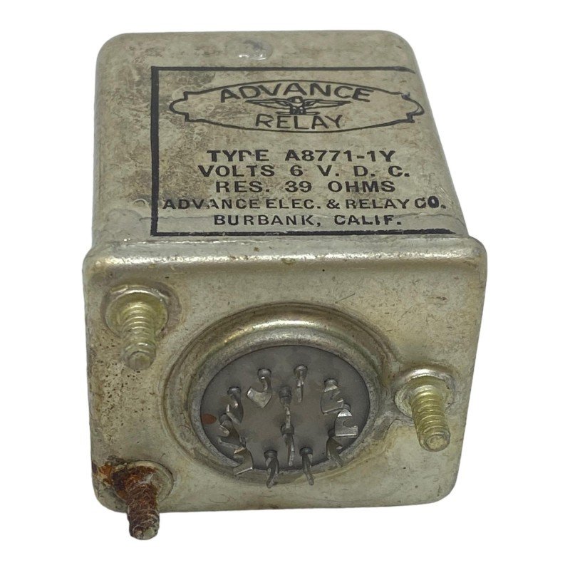 A8771-1Y Advance Relay Contactor 6V 39Ohm