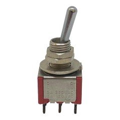 7201 C&K DPDT Toggle Switch ON-ON 2A/250Vac 5A/125Vac