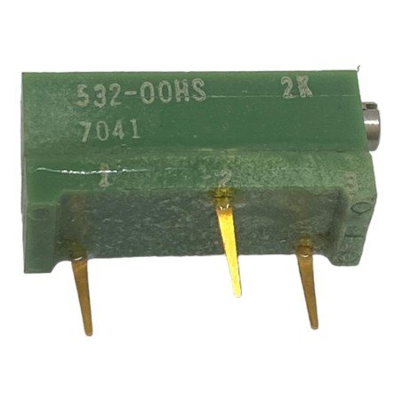 2Kohm 2K Rectangular Goldpin Trimmer Potentiometer 532-00HS-202 Weston