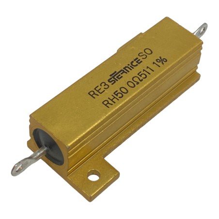 0.511Ohm R511 50W 1% Aluminum Power Wirewound Resistor RH50 Sfernice