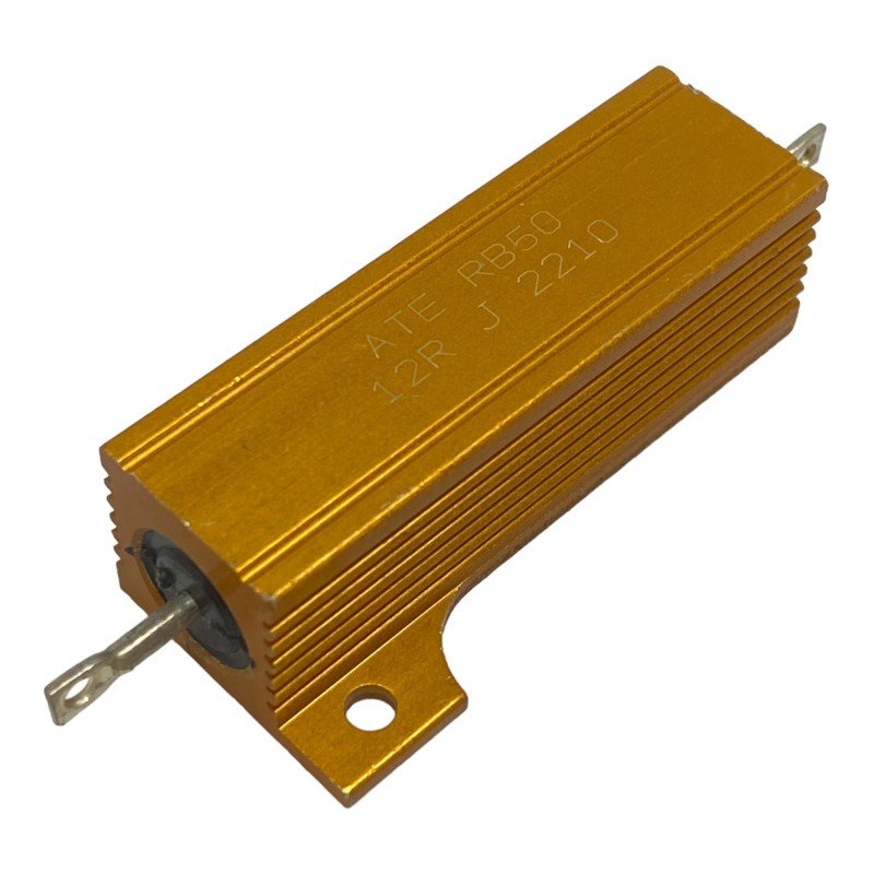 12Ohm 12R 50W 5% Aluminum Power Wirewound Resistor RB50 Ates
