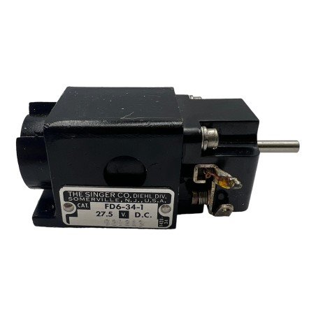 FD6-34-1 6105-00-635-0705 Singer DC Motor Mil Spec 12000 Rpm 27.5Vdc