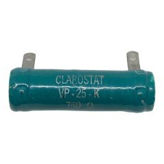 750Ohm 750R 25W Fixed Power Wirewound Resistor VP-25-K Clarostat