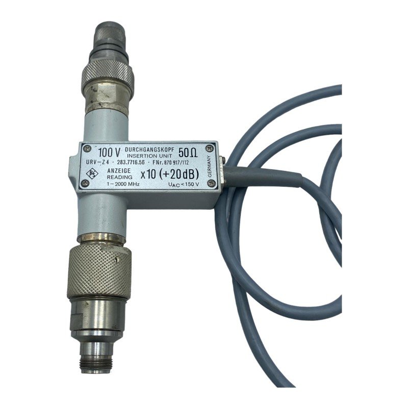 URV-Z4 Rodhe & Schwarz RF Probe Insertion Unit 100V/20dB/2GHz/50R