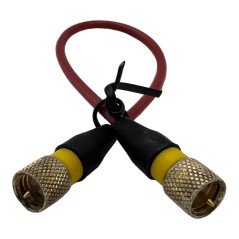 Microdot Male to Male Jumper Cable Assembly Coaxial L:13cm