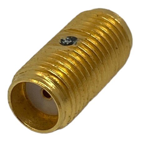 2080-0000-00 Omni Spectra SMA (F) To SMA (F) Straight Type Gold Plated Coaxial Converter Adapter 18GHz