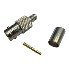 B6121A1-ND3G-3-50 Amphenol BNC (f) Coaxial Connector Crimp RG142