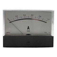 Nyce TP/0714-01 Panel Meter Ammeter Ampere Meter Illuminated 0-1A DC 110x83mm