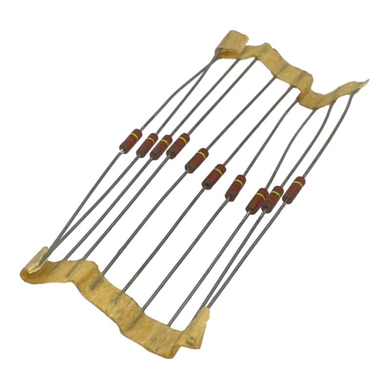 220Kohm 220K 1/4W 0.25W 2% Axial Fixed Carbon Resistor Qty:10