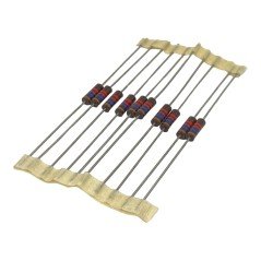 1.6Kohm 1K6 1/2W 0.5W 2% Axial Fixed Carbon Resistor Qty:10