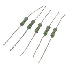 50ohm 50R 1/2W 0.5W 1% Axial Fixed Carbon Resistor Qty:5