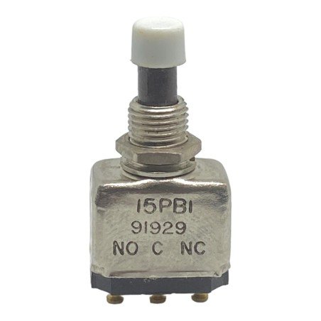 15PBI 91929 Mil Spec SPDT Momentary Pushbutton Switch NO-C-NC