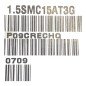 1.5SMC15AT3G Littelfuse SMD/SMT TVS Diode 15V/1.5kW DO-214AB-2 Qty:5