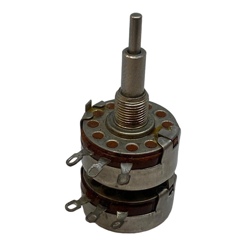 100K 500K Metal Double Potentiometer Type J 75C-143P020 Allen Bradley