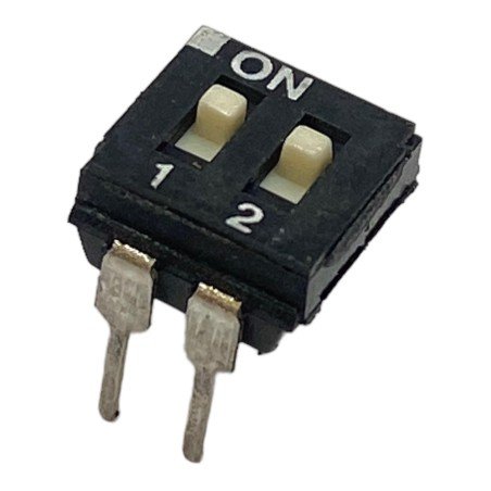 2 Position Dip Switch Black 2 Row 4 Pin DIP Switch