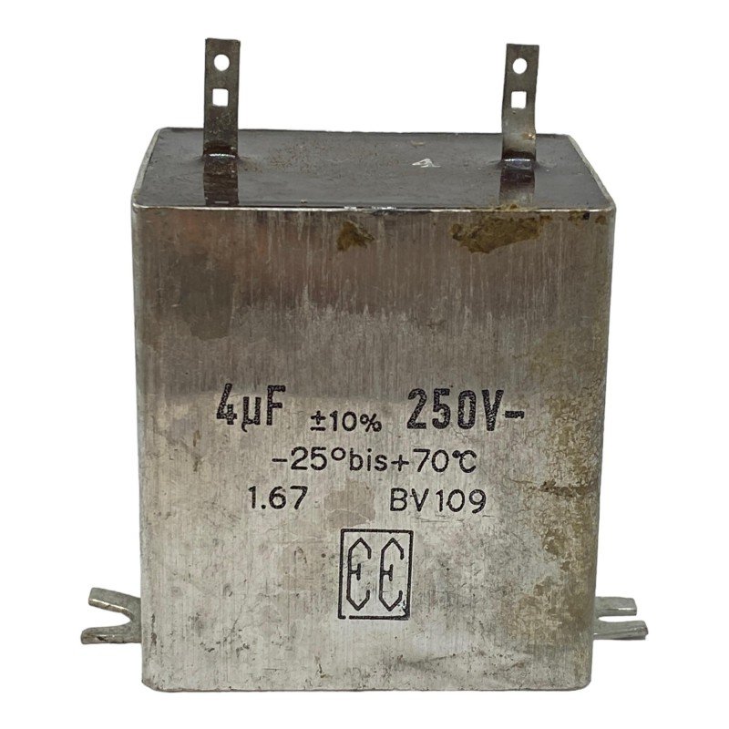 4uF 250V Paper In Oil Capacitor BV109