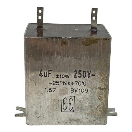4uF 250V Paper In Oil Capacitor BV109