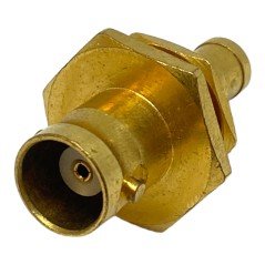 BNC (F) To SMB (F) Straight Type Gold Plated Coaxial Converter Adapter