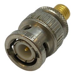 Huber Suhner BNC (M) To SMB (F) Coaxial Converter Adapter