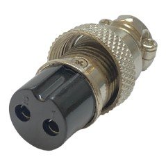 LZ309-2P 2-Pin 2 Position Female Microphone Mic Plug Socket Aviation Plug