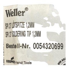 SPI27 Weller Iron Soldering Tip 1.2mm