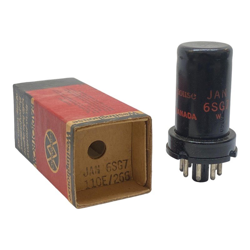 JAN 6SG7 Westinghouse Electron Vacuum Tube