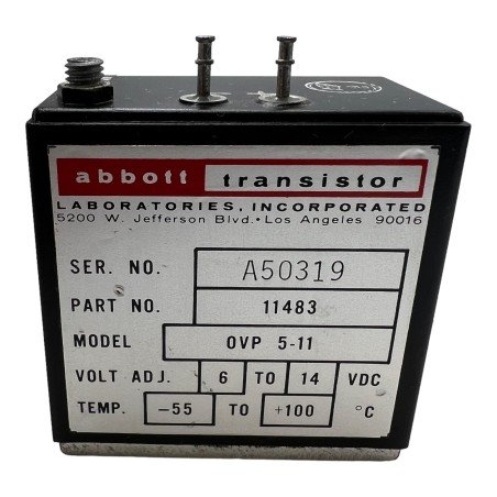 11483 Abbott Industrial Transistor Overload Protection
