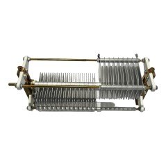 Air Variable Capacitor 2 Gang 140pf + 80pf CTTech