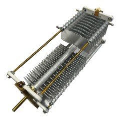 Air Variable Capacitor 2 Gang 140pf + 80pf CTTech