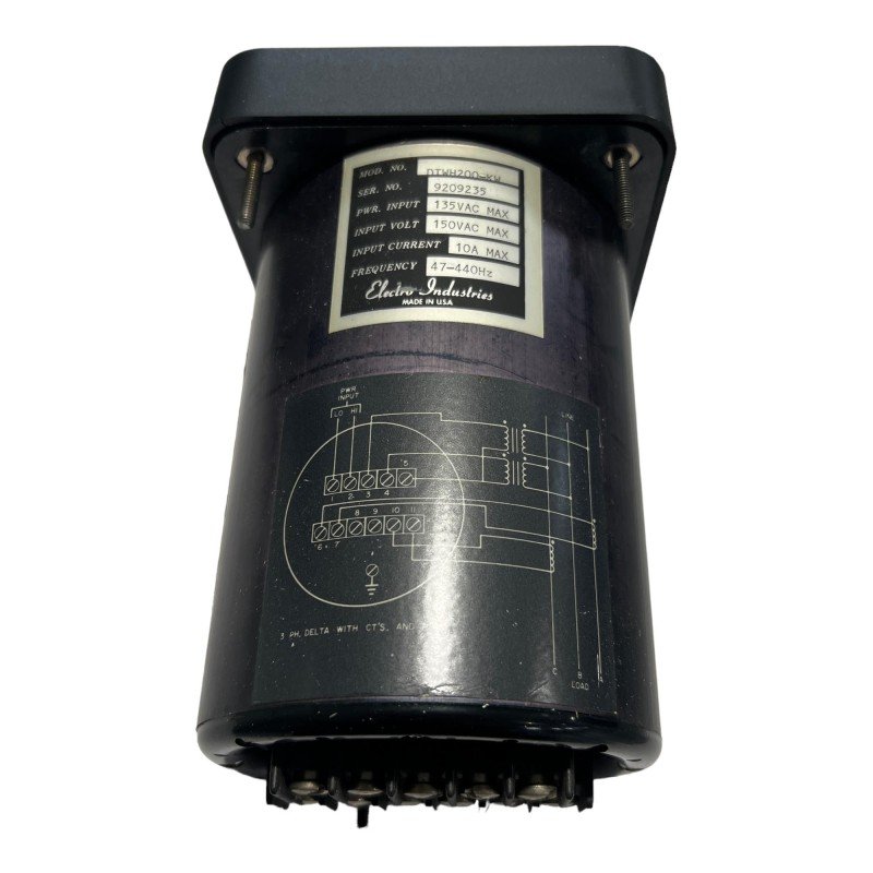 DTWH200-KW Electro Industries AC Kilowatt Panel Meter 150VMAX GAUGE