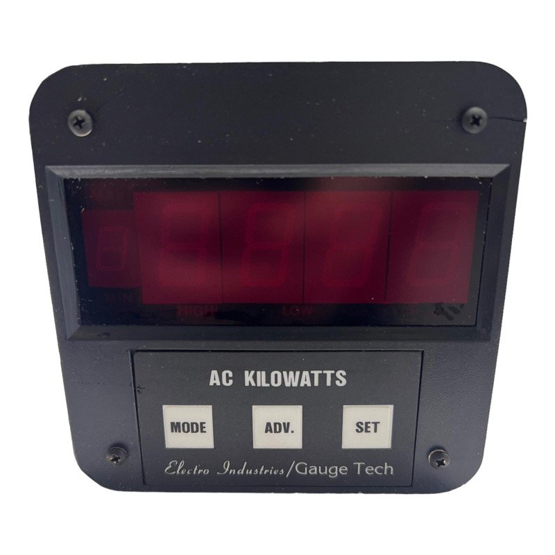 DTWH200-KW Electro Industries AC Kilowatt Panel Meter 150VMAX GAUGE