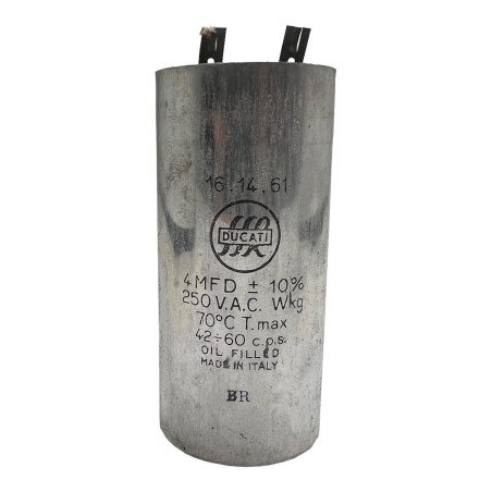 4UF 250V 10% PIO PAPER IN OIL CAPACITOR DUCATI 80X35mm